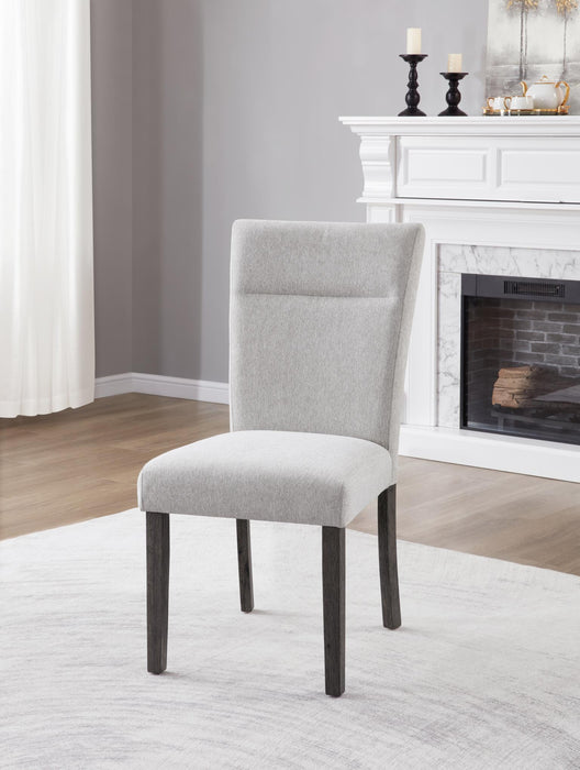 Gray Dining Chair (2/Box) - Golden Home Furniture 