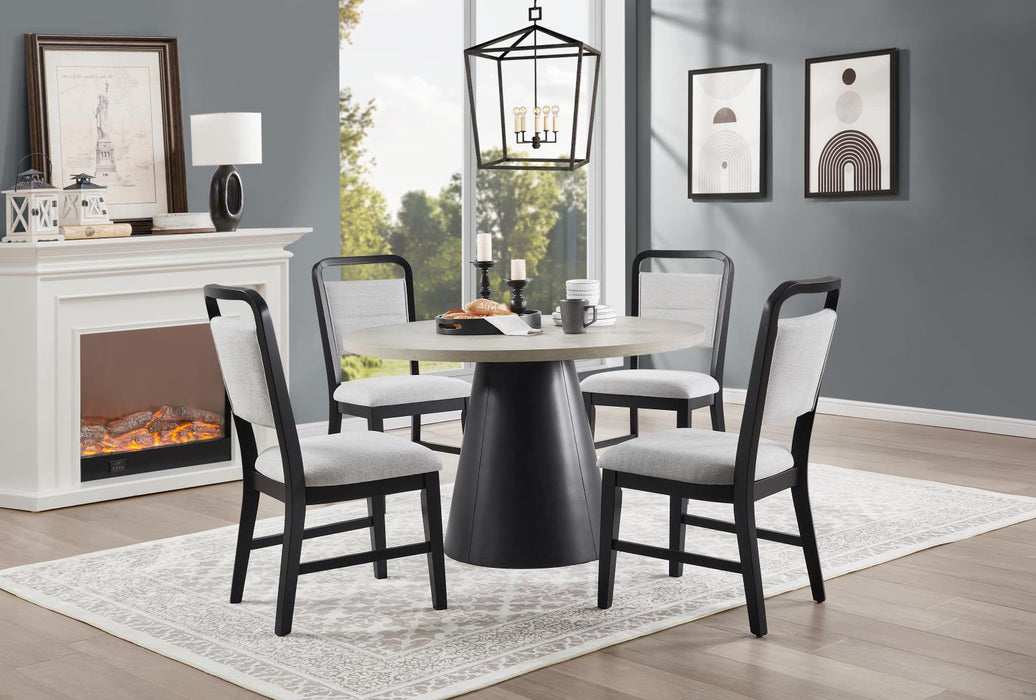 Dining Table & 4 Side Chairs