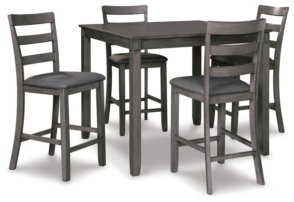 Bridson Counter Height Dining Table and Bar Stools (Set of 5) - Golden Home Furniture 