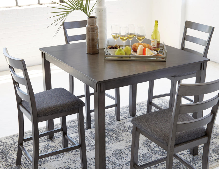 Bridson Counter Height Dining Table and Bar Stools (Set of 5) - Golden Home Furniture 