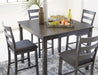 Bridson Counter Height Dining Table and Bar Stools (Set of 5) - Golden Home Furniture 