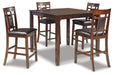 Bennox Counter Height Dining Table and Bar Stools (Set of 5) - Golden Home Furniture 