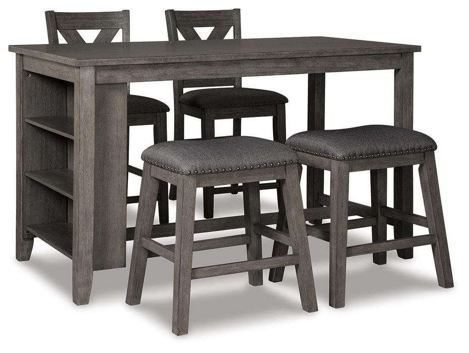 Caitbrook Counter Height Dining Package - Golden Home Furniture 