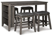 Caitbrook Counter Height Dining Package - Golden Home Furniture 