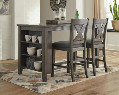 Caitbrook Counter Height Dining Package - Golden Home Furniture 