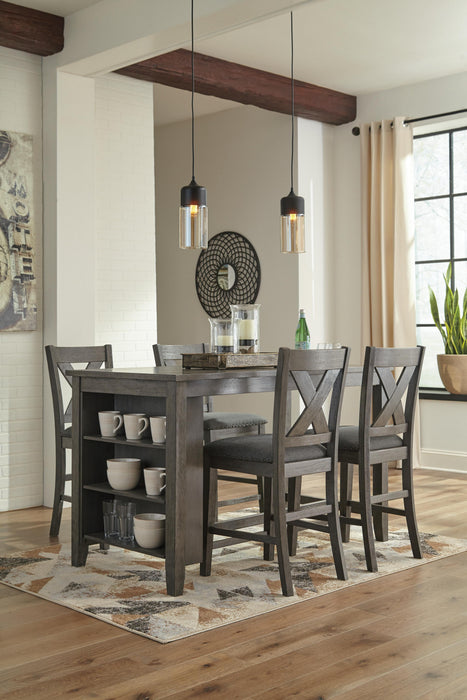Caitbrook Counter Height Dining Package - Golden Home Furniture 