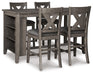 Caitbrook Counter Height Dining Package - Golden Home Furniture 