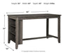 Caitbrook Counter Height Dining Table - Golden Home Furniture 