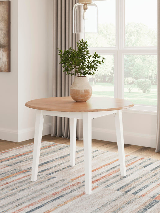 Gesthaven Dining Drop Leaf Table - Golden Home Furniture 