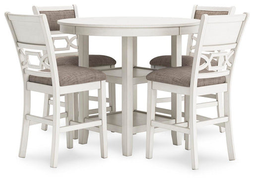 Erinberg Counter Height Dining Table and 4 Barstools (Set of 5) - Golden Home Furniture 