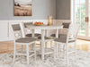 Erinberg Counter Height Dining Table and 4 Barstools (Set of 5) - Golden Home Furniture 