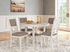 Erinberg Dining Table and 4 Chairs (Set of 5) - Golden Home Furniture 
