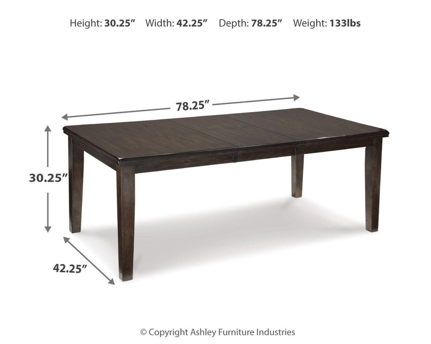 Haddigan Dining Extension Table - Golden Home Furniture 
