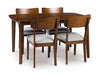 Tameride Dining Table and 4 Chairs (Set of 5) - Golden Home Furniture 