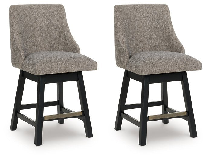 Neymorton Counter Height Barstool (Set of 2) - Golden Home Furniture 