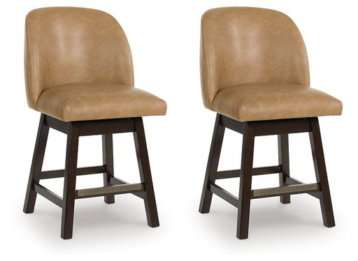 Neymorton Counter Height Barstool (Set of 2) - Golden Home Furniture 