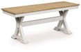 Purlaney 48" Dining Bench - Golden Home Furniture 