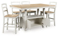 Purlaney Dining Package - Golden Home Furniture 