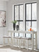 Robbinsdale Counter Height Dining Table and 3 Barstools Set - Golden Home Furniture 