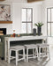 Robbinsdale Counter Height Dining Table and 3 Barstools Set - Golden Home Furniture 