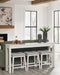 Robbinsdale Counter Height Dining Table and 3 Barstools Set - Golden Home Furniture 