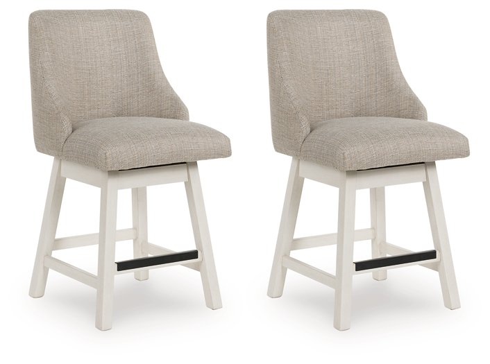 Robbinsdale Counter Height Barstool (Set of 2) - Golden Home Furniture 