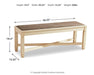 Bolanburg Dining Bench - Golden Home Furniture 