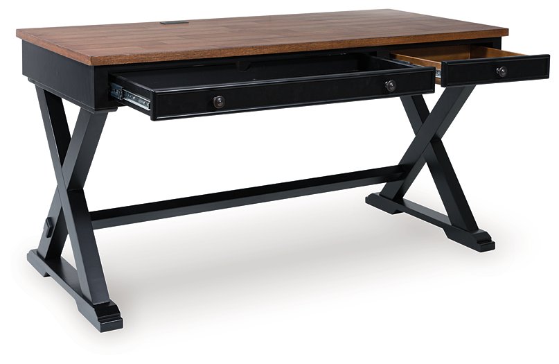 Wildenauer 60" Home Office Desk - Golden Home Furniture 