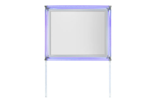 Lando Silver Mirror With Led - Golden Home Furniture (Columbus, OH) - Multi Location