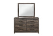 Linwood Dark Oak Mirror - Golden Home Furniture (Columbus, OH) - Multi Location
