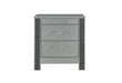Logan Silver Nightstand - Golden Home Furniture (Columbus, OH) - Multi Location