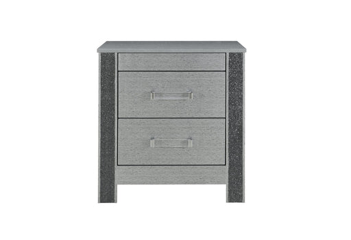 Logan Silver Nightstand - Golden Home Furniture (Columbus, OH) - Multi Location