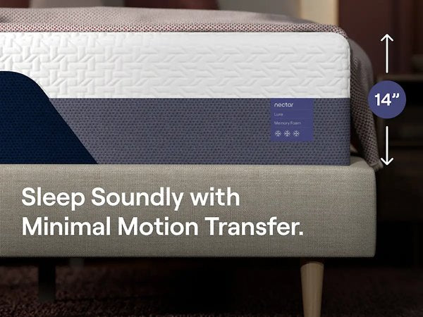 Nectar Luxe Memory Foam 5.1 Mattress - Golden Home Furniture (Columbus, OH) - Multi Location