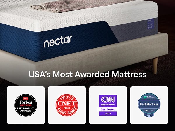Nectar Luxe Memory Foam 5.1 Mattress - Golden Home Furniture (Columbus, OH) - Multi Location