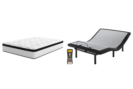 Chime 12 Inch California King Hybrid Mattress Package - Golden Home Furniture 