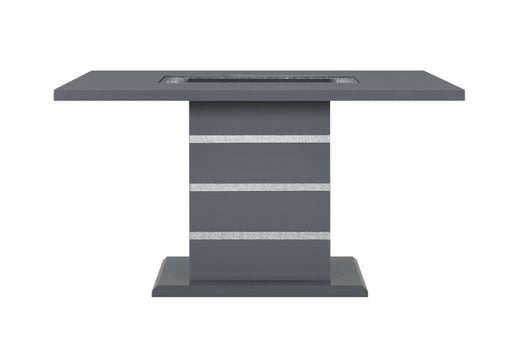 Monaco Dark Grey Rectangular Bar Table - Golden Home Furniture (Columbus, OH) - Multi Location