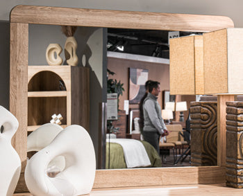 Kinlanni Bedroom Mirror - Golden Home Furniture (Columbus, OH) - Multi Location