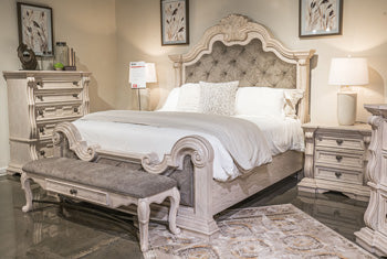 Bruchandi Upholstered Bed - Golden Home Furniture (Columbus, OH) - Multi Location