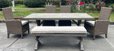 Laguna Heights Outdoor Dining Table - Golden Home Furniture 