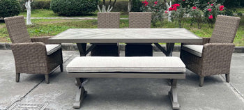 Laguna Heights Outdoor Dining Table - Golden Home Furniture 