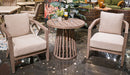 Joy Lagoon Outdoor Chairs with Cushions/Table (Set of 3) - Golden Home Furniture (Columbus, OH) - Multi Location