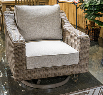 Laguna Heights Swivel Lounge with Cushion - Golden Home Furniture 