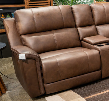 Bleckley Power Reclining Sectional Loveseat - Golden Home Furniture (Columbus, OH) - Multi Location