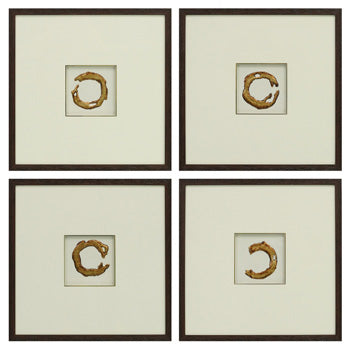 Dallbourne Wall Art (Set of 4) - Golden Home Furniture (Columbus, OH) - Multi Location