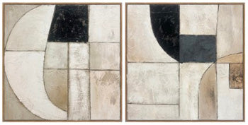 Bexlen Wall Art (Set of 2) - Golden Home Furniture (Columbus, OH) - Multi Location