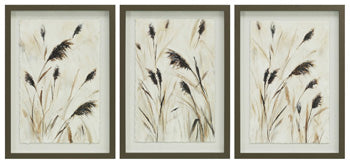 Honslow Wall Art (Set of 3) - Golden Home Furniture (Columbus, OH) - Multi Location