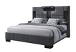 Oscar Dark Grey 8 Bed No Wood Trim - Golden Home Furniture (Columbus, OH) - Multi Location