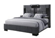 Oscar Dark Grey 8 Bed No Wood Trim - Golden Home Furniture (Columbus, OH) - Multi Location