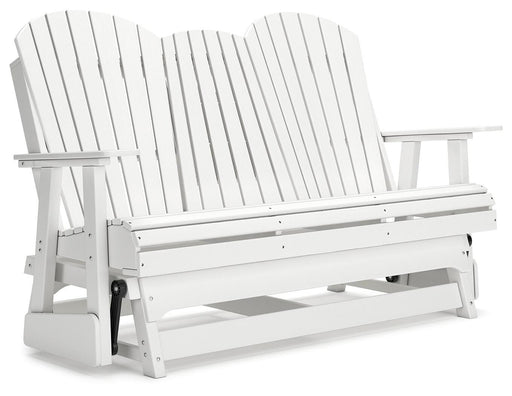 Hyland wave Outdoor Glider Loveseat - Golden Home Furniture 
