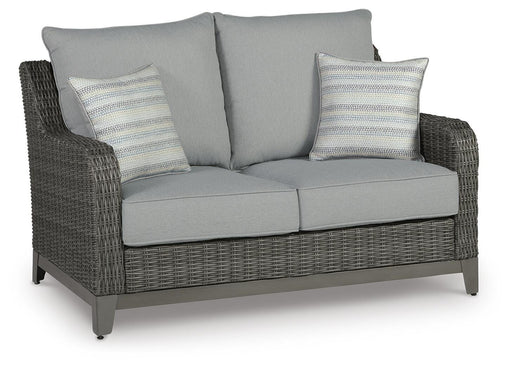 Elite Park Outdoor Loveseat with Cushion - Golden Home Furniture 